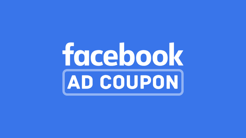 facebook ad coupon code